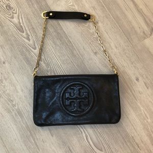 Authentic Tory Burch Reva Bombé clutch